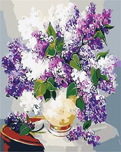 Load image into Gallery viewer, AZQSD Oil Painting Flower In Vase Painting By Numbers Paint Flower DIY Canvas Picture Hand Painted Home Decoration SZYH6310