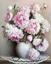 Load image into Gallery viewer, AZQSD Oil Painting Flower In Vase Painting By Numbers Paint Flower DIY Canvas Picture Hand Painted Home Decoration SZYH6310
