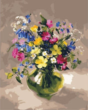 Load image into Gallery viewer, AZQSD Oil Painting Flower In Vase Painting By Numbers Paint Flower DIY Canvas Picture Hand Painted Home Decoration SZYH6310